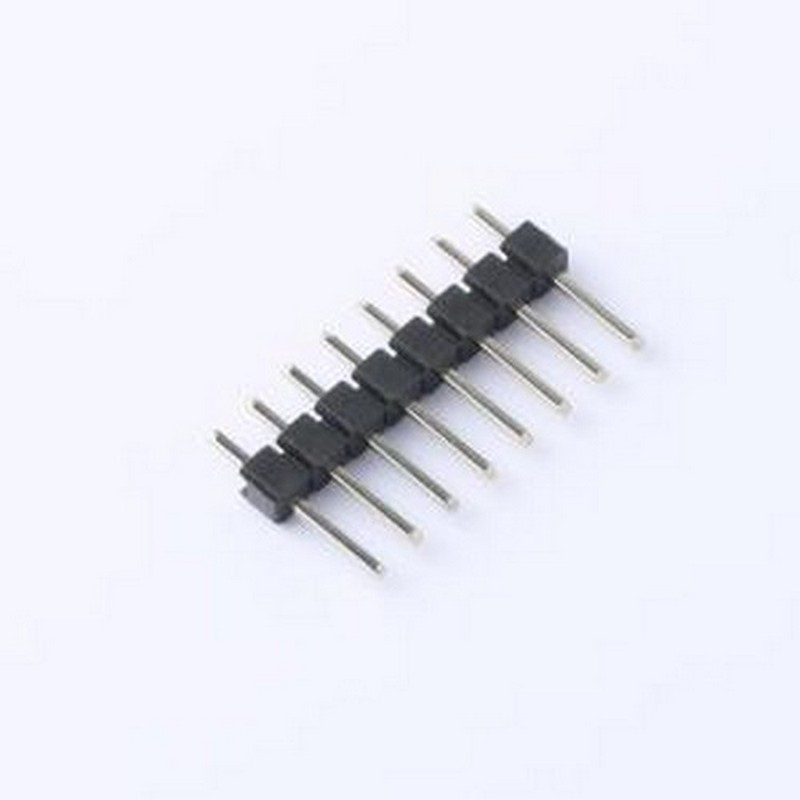 HB-PH3-25418PB2GOP 排针 间距:2.54mm 1x8P 直插 方针 插件,P=2.
