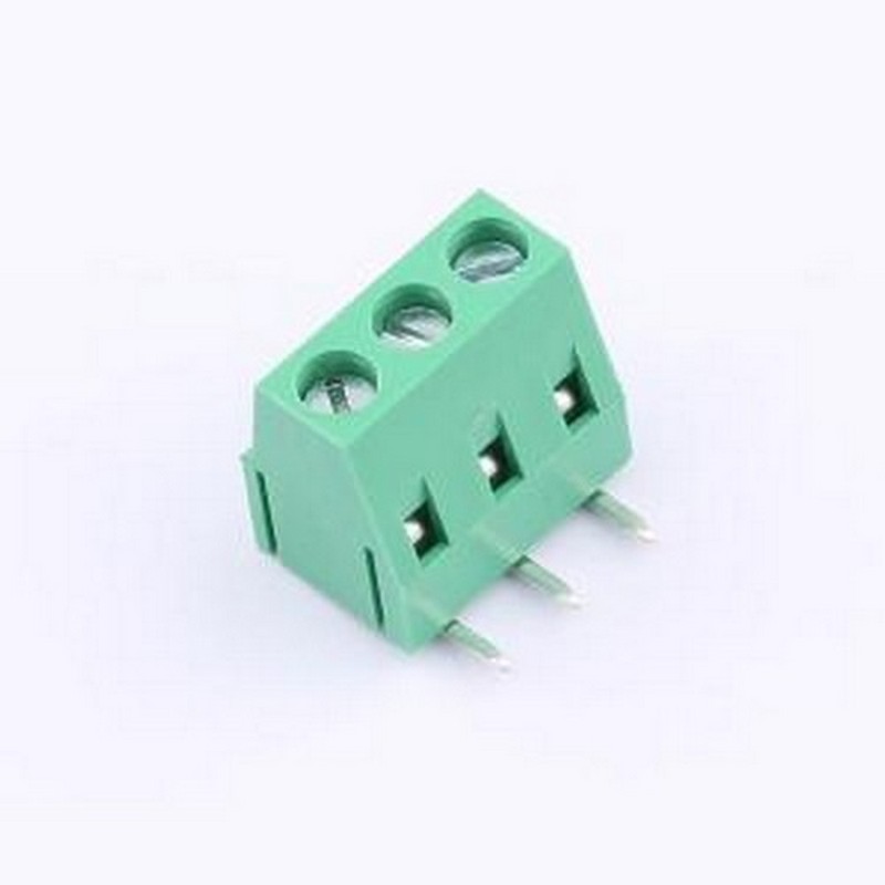MX128R-5.08-03P-GN01-Cu-Y-A 螺钉式接线端子 1x3P 5.08mm 弯插