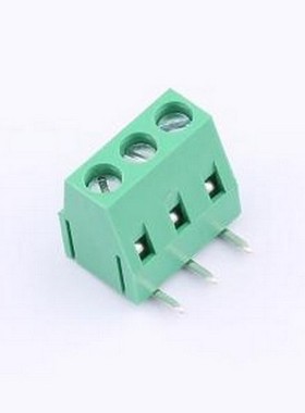 MX128R-5.08-03P-GN01-Cu-Y-A 螺钉式接线端子 1x3P 5.08mm 弯插