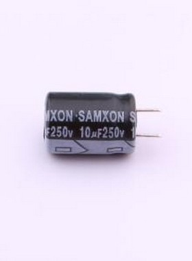 ERH106M2EF12CB 直插铝电解电容 10uF ±20% 250V 插件,D8xL12mm