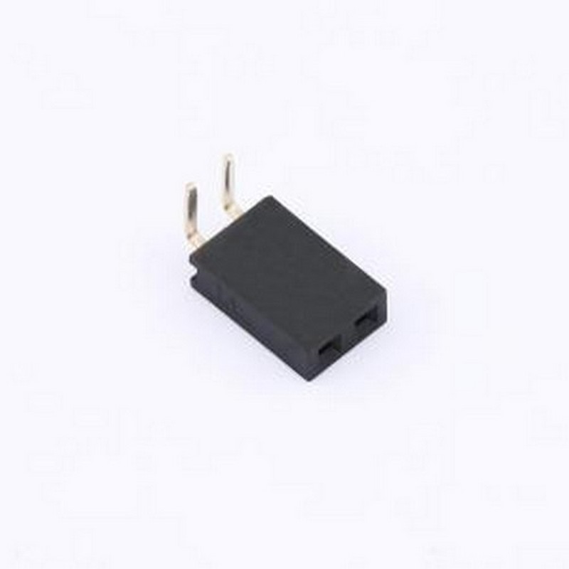 HC-PM254-8.5H-1x2PW 排母 1x2P 间距:2.54mm 弯插 弯插,P=2.54mm