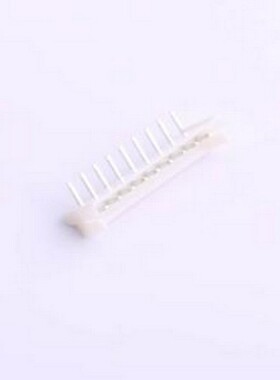 HX25005-9WAD 线对板针座 1x9P 间距:2.5mm 弯插 白色 弯插,P=2.5