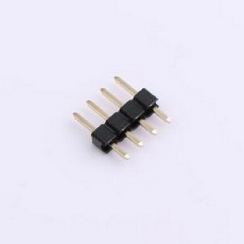 P125-1104A0CS100A1 排针 1x4P 间距:2.54mm 直插 方针 插件,P=2.