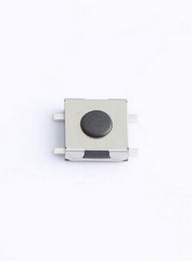 TVEF02-N025BB-R 轻触开关 6.2X6.2/平脚/2.5H/180gf/全黑/不接地