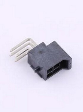 X2513WR-2x02A-LPSN 线对板针座 2x2P 间距:2.5mm 弯插 黑色 插件