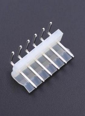 X5080WR-06A-N0SN 线对板针座 1x6P 间距:5.08mm 弯插