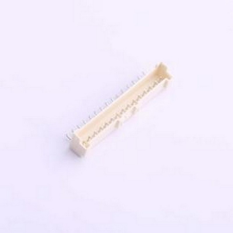 HX25066-15WAP 线对板针座 1x15P 间距:2.5mm 弯插 米黄 弯插,P=2