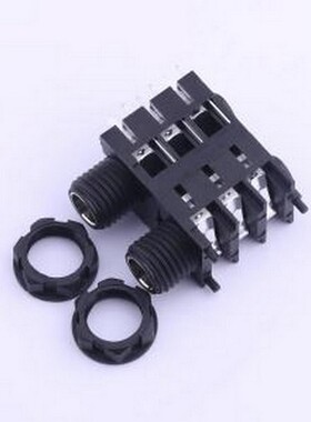 PJ-625AK 音频连接器(耳机) 6.35mm耳机座 三件套 插件