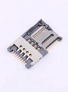 M6019-02 SD卡/存储卡连接器 MicroSD卡(TF卡) 卡座 SMD