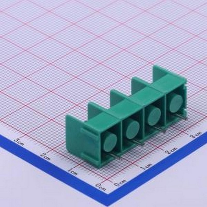 JL850B-85004GA1 栅栏式接线端子 8.5mm 1x4P 直针 边脚 排数:1