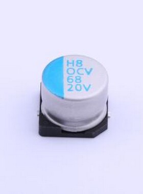 OCV680M1DTR-1008 固态电容 68uF ±20% 20V SMD,D10xL7.7mm