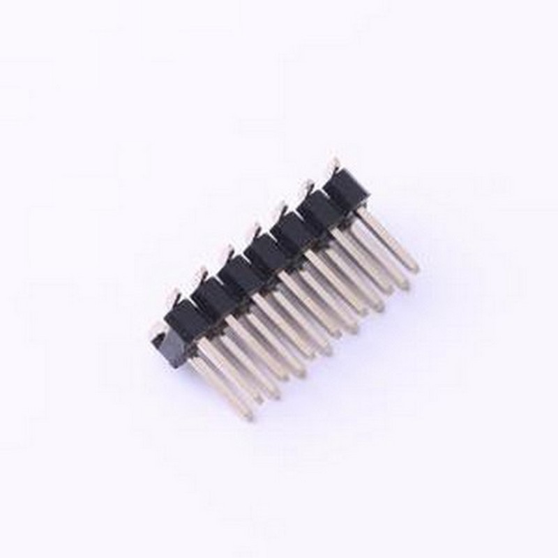 PZ254-2-07-S 排针 2x7P 间距:2.54mm 方针 立贴 黑色 SMD,P=2.54