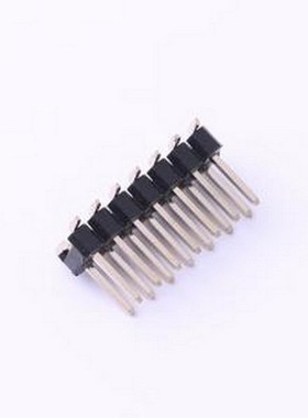 PZ254-2-07-S 排针 2x7P 间距:2.54mm 方针 立贴 黑色 SMD,P=2.54