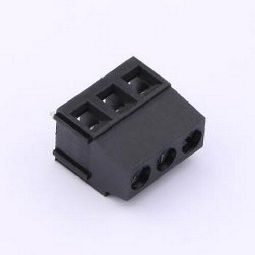 DB128L-5.0-3P-BK-S 螺钉式接线端子 1x3P 5mm 直插 排数:1 每排P