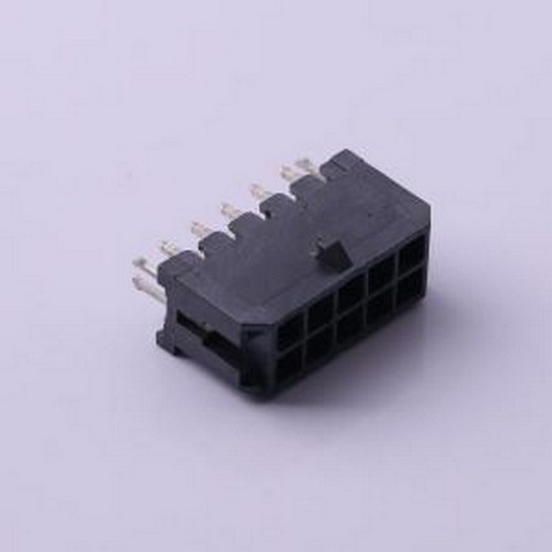WF30010-09401 线对板针座 2x5P 间距:3mm 直插 插件,P=3mm