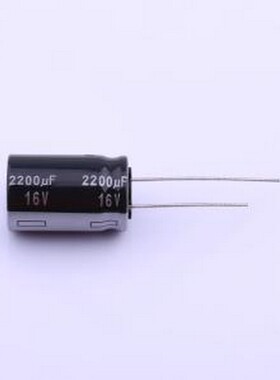 EEUTA1C222 直插铝电解电容 2200uF ±20% 16V 插件,D16xL25mm