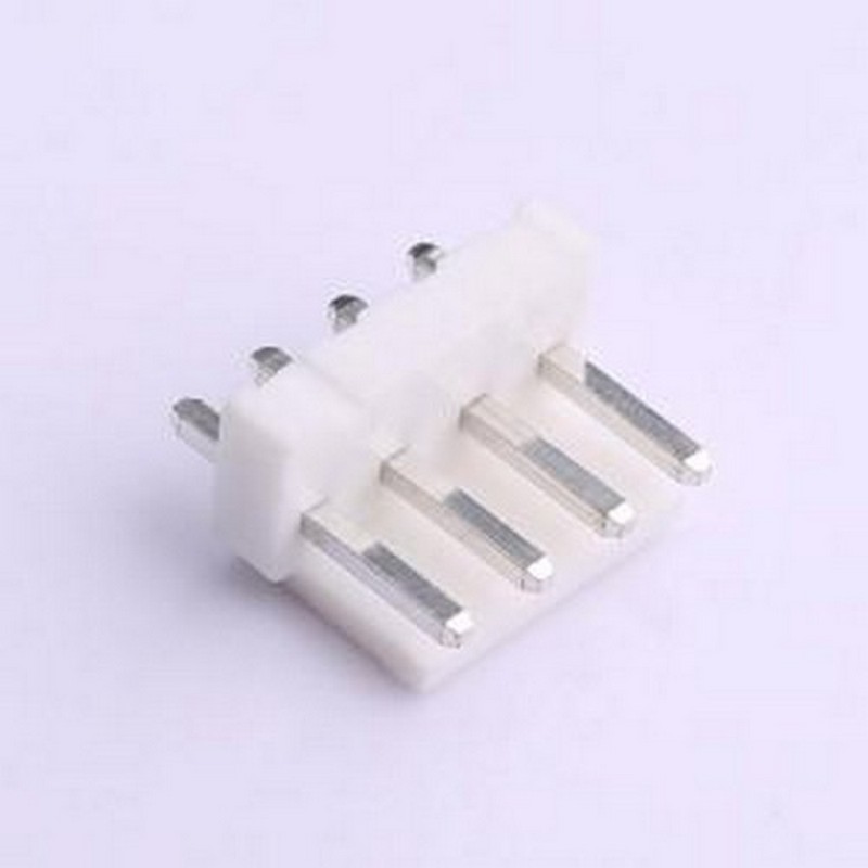 M3960V-04P 线对板针座 1x4P 间距:3.96mm 直插 插件,P=3.96mm