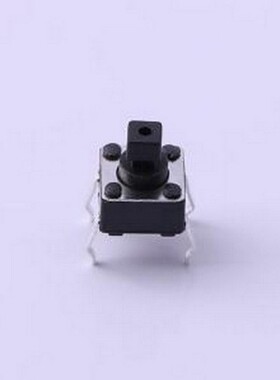 TS-1095T-B2D1 轻触开关 轻触开关6*6*7.3mm方头插件DIP四脚圆黑