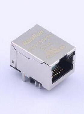 HR915340A 以太网连接器(RJ45 RJ11) 弯插 带LED 插件