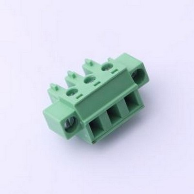 DB1EKM-5.08-3P-GN-S 插拔式接线端子 螺丝固定 1x3P 5.08mm 排数