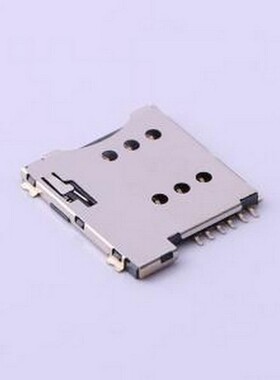 KH-SIM1616-6PIN SIM卡连接器 自弹式 MicroSIM卡 卡座 SMD