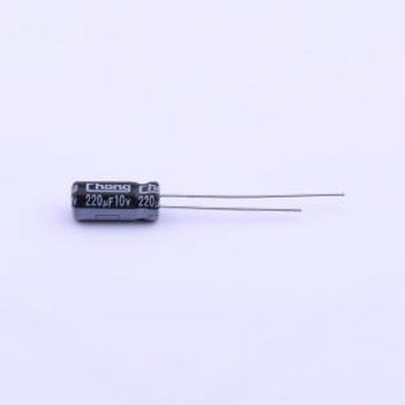 GF1A221MC110A00CV0 直插铝电解电容 220uF ±20% 10V 插件,D5xL1