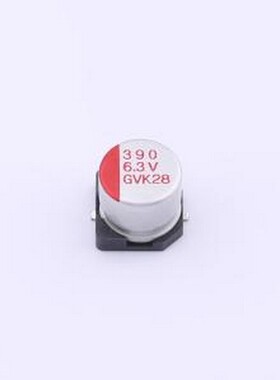 GV0J391ME058000CR0 贴片型铝电解电容 390uF ±20% 6.3V SMD,D6.