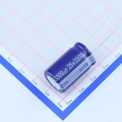 ERZ1EM332L25OT 直插铝电解电容 3300uF ±20% 25V 插件,D16xL25m