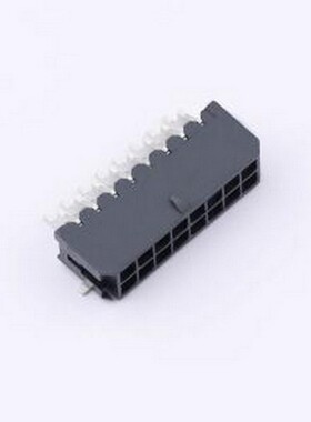 WB5557W-160R-0W 线对板针座 2x8P 间距:3mm 卧贴 SMD,P=3mm,卧贴