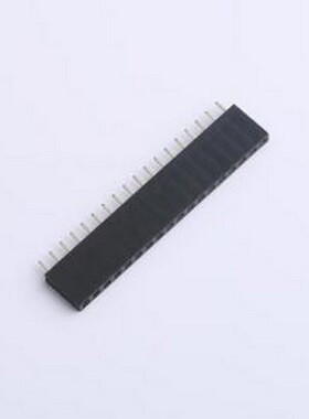 DS1023-1x18SF11 排母 1x18P 间距:2.54mm 直插 黑色 插件,P=2.54