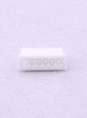 A1250H-06P 胶壳(线对板/线对线) 1.25mm 1x6P 白色 P=1.25mm