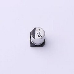 FZ22UF16V90RV0122 贴片型铝电解电容 22uF ±20% 16V SMD,D5xL5.