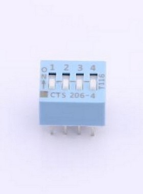 206-4 拨码开关 206-4 插件