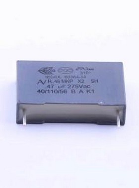 R46KN347000N0M 安规电容 等级:X2 470nF ±20% 275V 插件,P=22.5