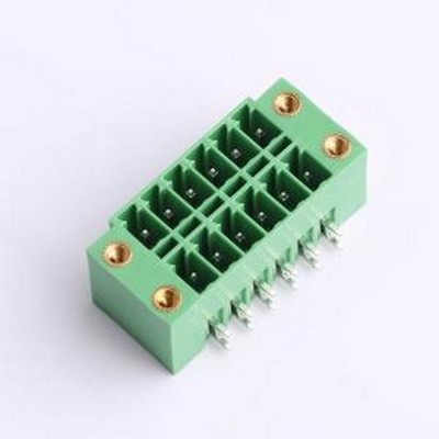 JL15EDGKNRM-38112G01 插拔式接线端子 螺丝固定 3.81mm 插件,P=3