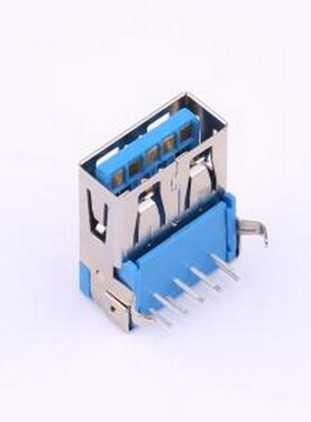 USB30-02-T1-BL USB连接器 Type-A 母 弯插 插件