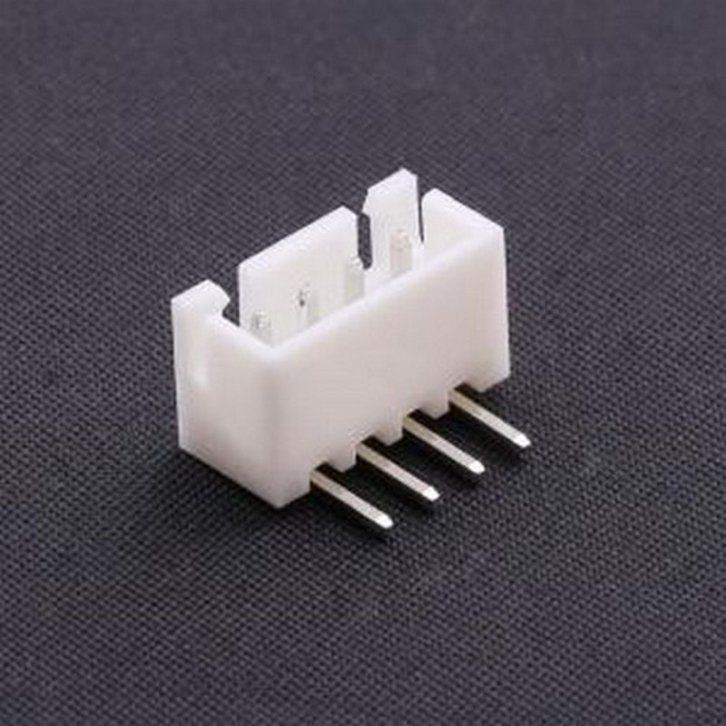 HX25003-4WAP 线对板针座 1x4P 间距:2.5mm 弯插 系列:XH 弯插,P=