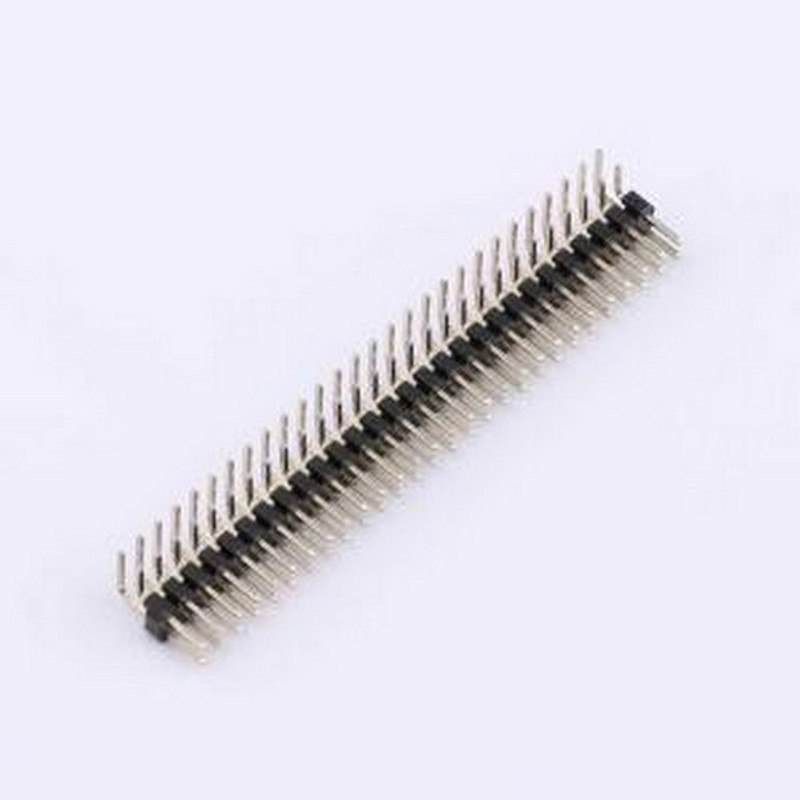 KH-2PH90-2X28P-L10.5 排针 2x28P 间距:2mm 弯插,P=2mm