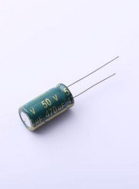 50V470uF CD288 直插铝电解电容 470uF ±20% 50V 插件,D10xL20mm