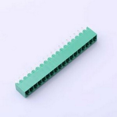 MX15EDGVC-3.5-18P-GN01-Cu-A 插拔式接线端子 1x18P 3.5mm 排数: