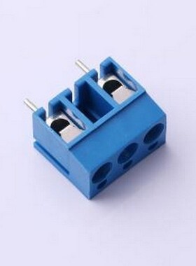 WJ300V-5.0-3P-12-00A 螺钉式接线端子 直插式/5.0mm 3P 蓝色 中