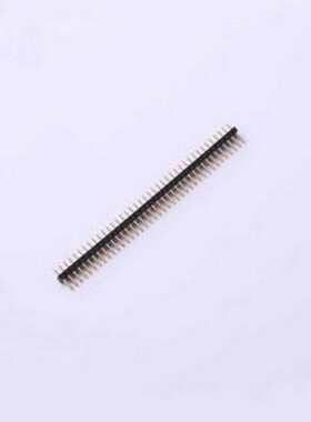 X1311WV-39J-C18D27 排针 2x39P 间距:1.27mm 方针 弯插,P=1.27mm
