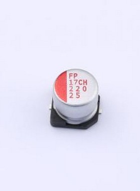 FP-025ME220M-SSR 固态电容 22uF ±20% 25V SMD,D6.3xL5.7mm
