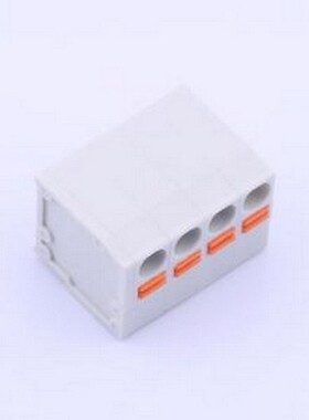KF239-5.0-4P 弹簧式接线端子 1x4P 5mm 每排P数:4 排数:1 插件,P