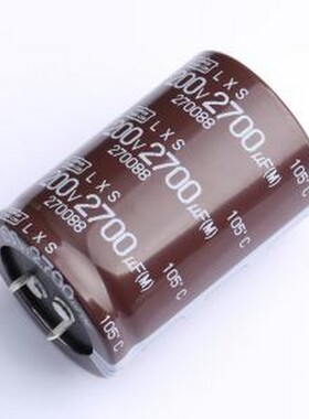 ELXS201VSN272MA50S 牛角型电解电容 2700uF ±20% 200V 插件,D35