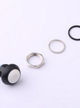 YTS8P012NL1WT00 按键开关 白色Φ12手柄塑胶按钮 5.5N 复位按动