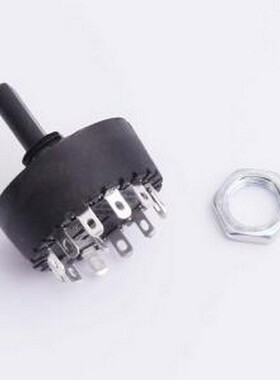 MFR01-A4F00L7BA-R 旋转开关 Φ29外形全通档位 2件套 插件