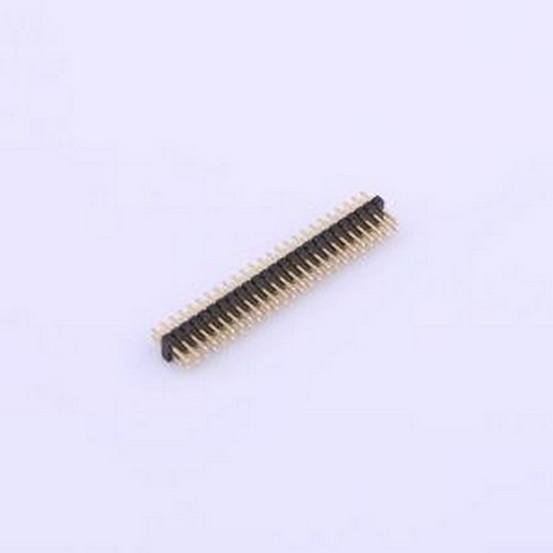 X1321WV-2x25J-C30D23 排针 2x25P 间距:1.27mm 方针 插件,P=1.27