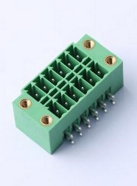 JL15EDGKNRM-35012G01 插拔式接线端子 螺丝固定 3.5mm 插件,P=3.