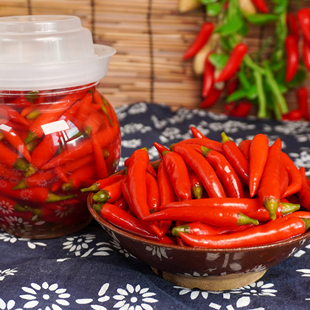 泡辣椒新鲜红小米辣椒特辣泡灯笼椒调料农家腌制泡菜正宗四川泡菜